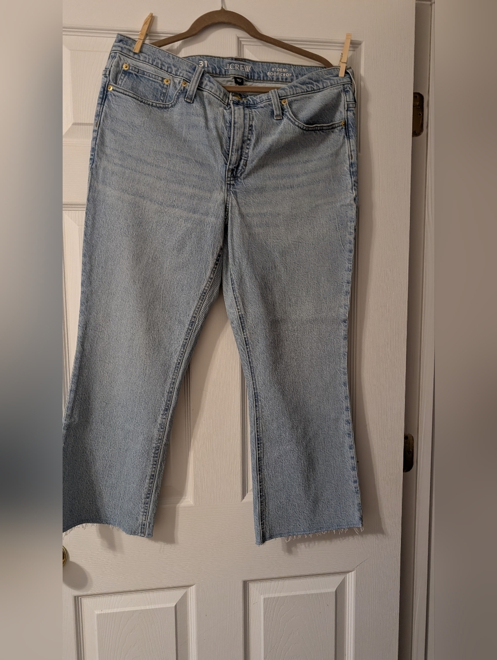 JCrew Demi Boot Crop Jean Size 31